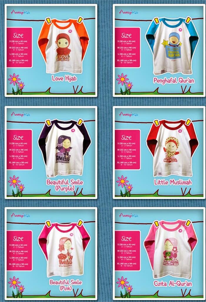 Kaos Anak Muslim ARASYI KIDS