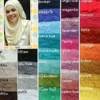 aneka jilbab langsung pakai, instan