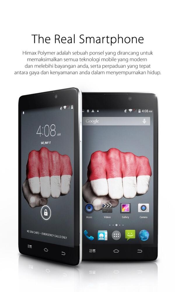 Homax polymer (octacore) with sony camera lens, bonus banyakkk