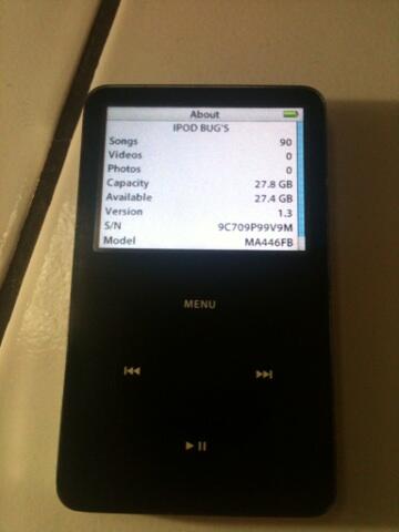 Ipod video 5g 30gb