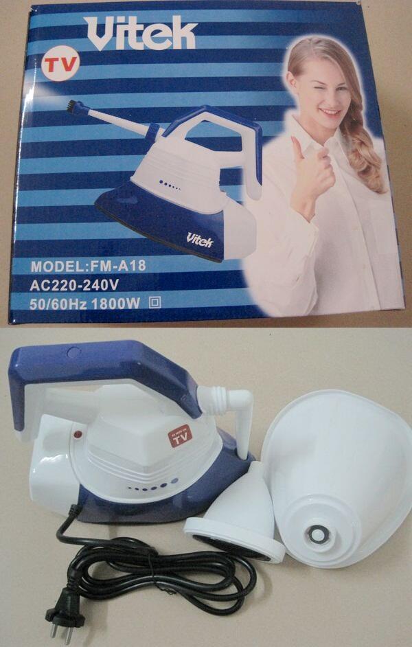 ::: SETRIKA UAP 5 IN 1 - VITEK - BISA UNTUK WAJAH / BAJU / DLL :::