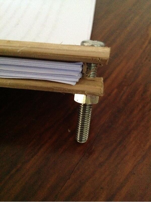 (DIY) tutorial penjepit buat print-an/koran/handout yang tebel by DIYfans