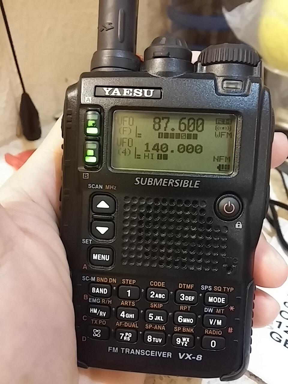 yaesu vx-8R mulus 99%