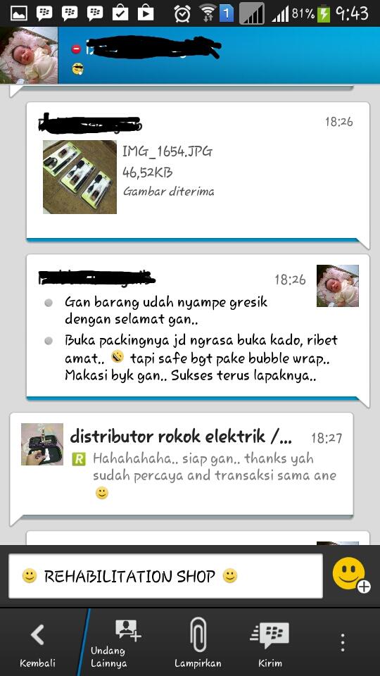 KOMENTAR DAN KESAKSIAN PARA COSTUMER REHABILITATION SHOP