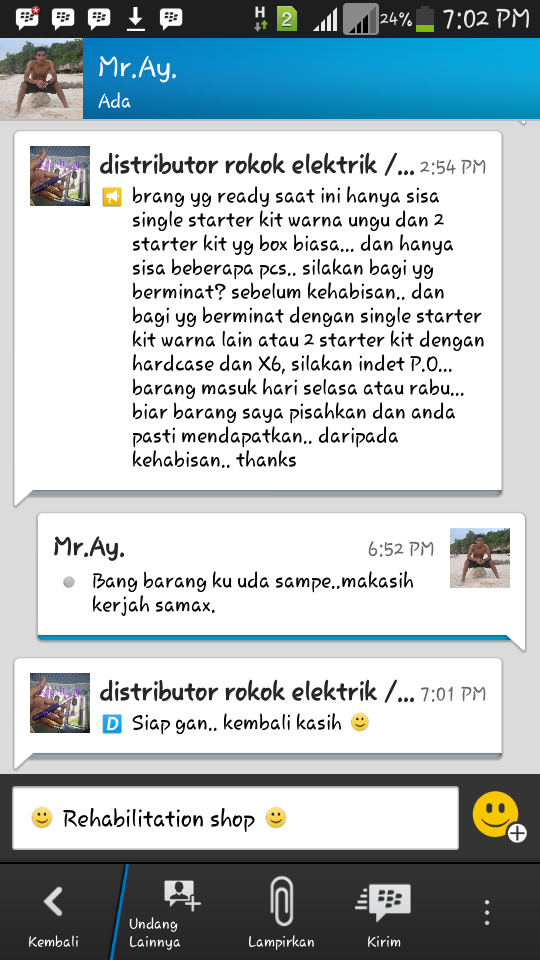 KOMENTAR DAN KESAKSIAN PARA COSTUMER REHABILITATION SHOP