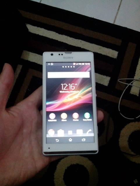 xperia sp white batangan