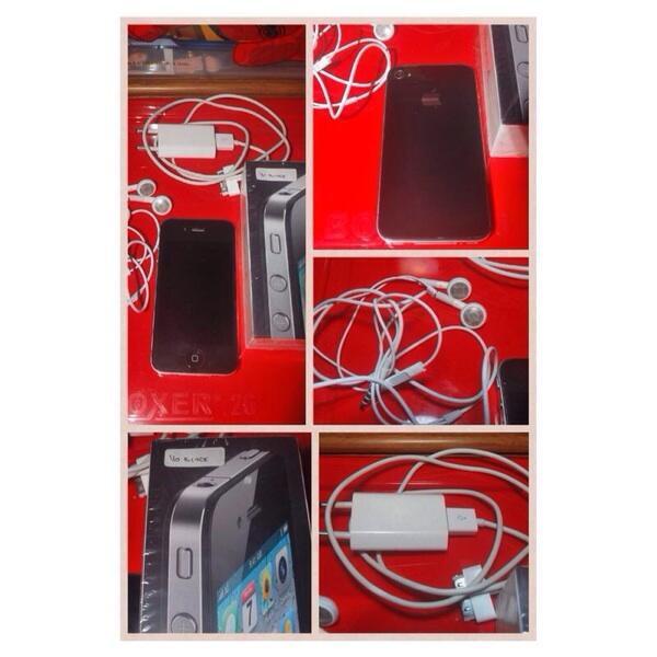 iphone 4g 16gb FU GSM komplit depok