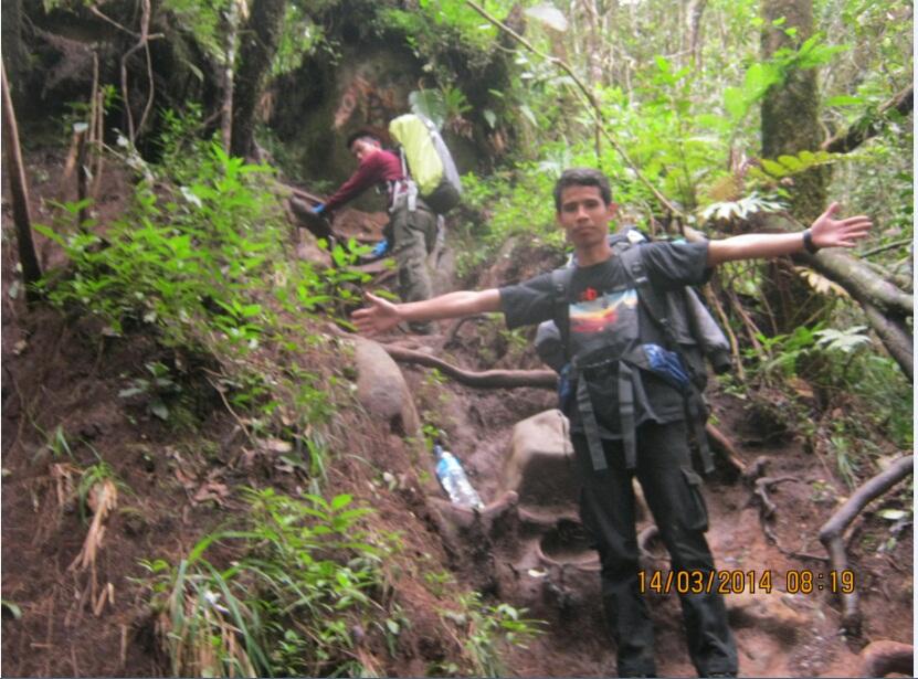 MENDAKI SALAH SATU GUNUNG DI GARUT