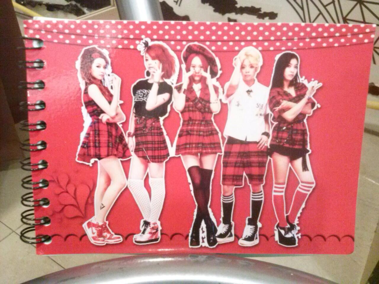 jual note k-pop, j-pop, anime
