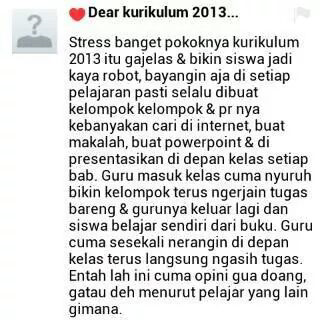 kurikulum 2013 sekarang kacau gan