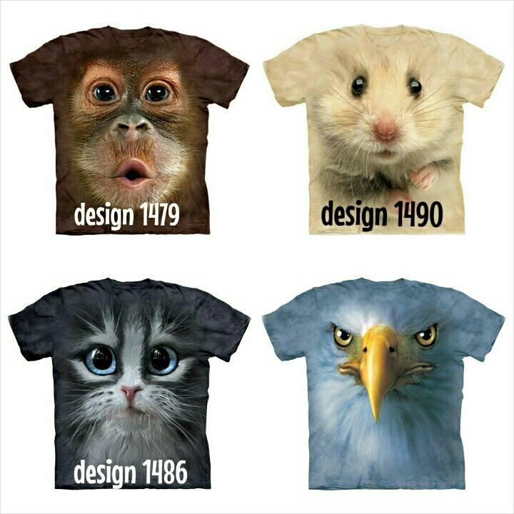 kaos 3d banyak foto....rekber,gambar nyata