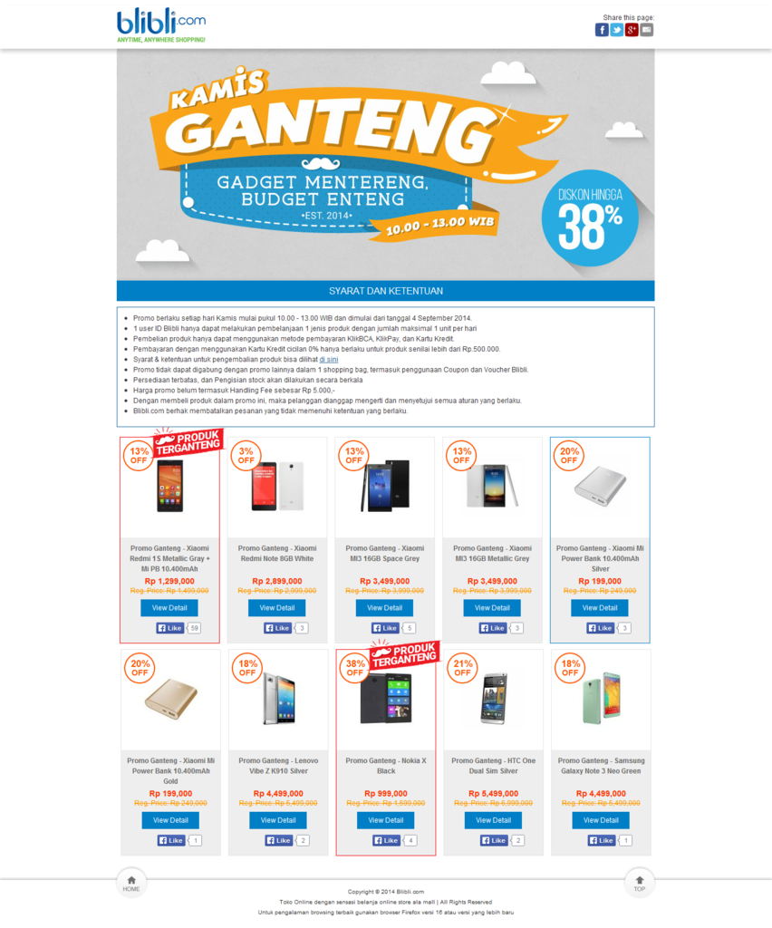 &#91;GRATISAN INSIDE&#93; Xiaomi Powerbank! yang ngerasa GANTENG wajib masuk!