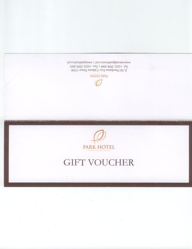 VOUCHER PARK HOTEL JAKARTA