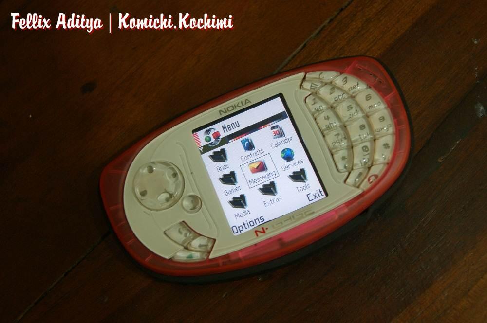 Nokia N-GAGE QD | Pink Trans + Keypad Putih Trans | Ga MASUK NYESEL!