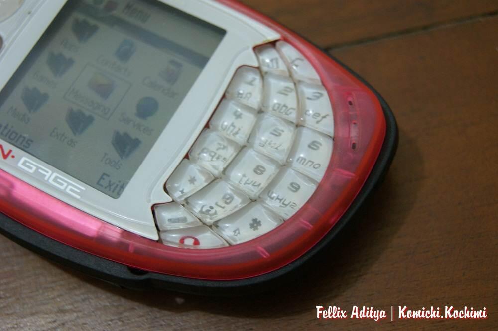 Nokia N-GAGE QD | Pink Trans + Keypad Putih Trans | Ga MASUK NYESEL!