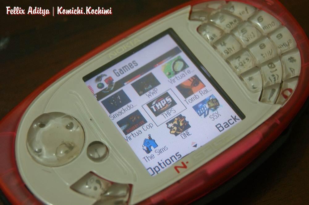 Nokia N-GAGE QD | Pink Trans + Keypad Putih Trans | Ga MASUK NYESEL!