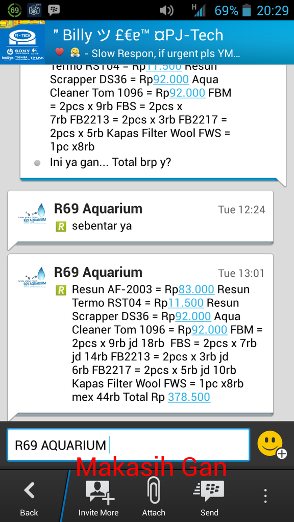 R69 Aquarium Feedback, Resi &amp; Testimonial