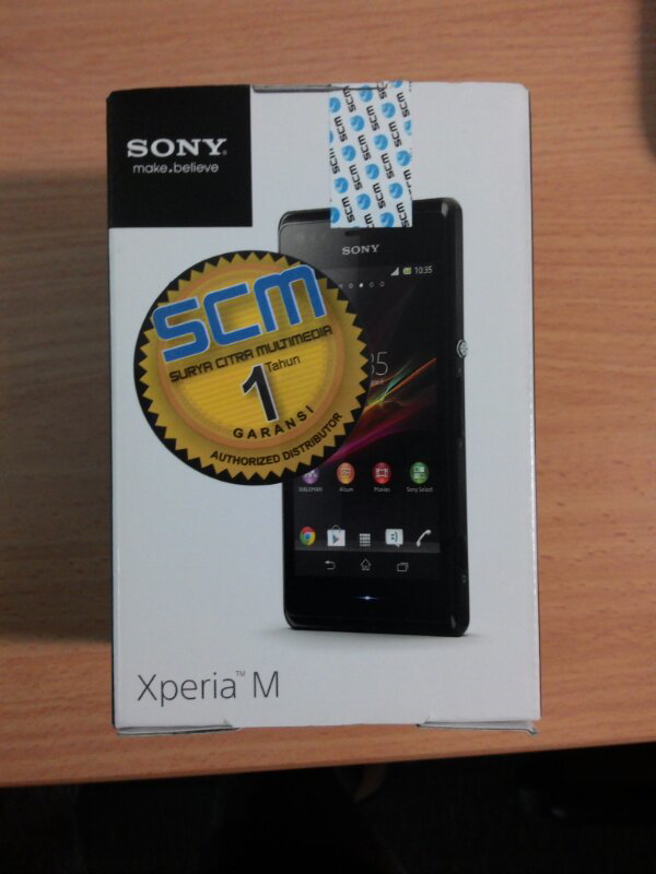 Jual Sony Xperia M C1905 (Single) Black