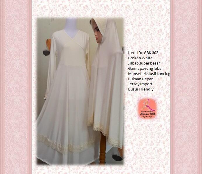 Busana Muslimah Satu Set Gamis Syar'i Gamis & Kerudung |Fashion |Jersey Import