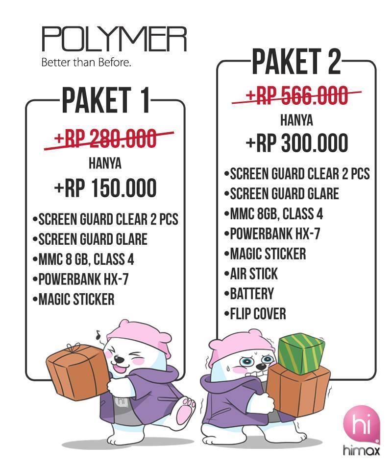 Himax Polymer Octacore + Paket 2 -- BNIB Segel Komplit