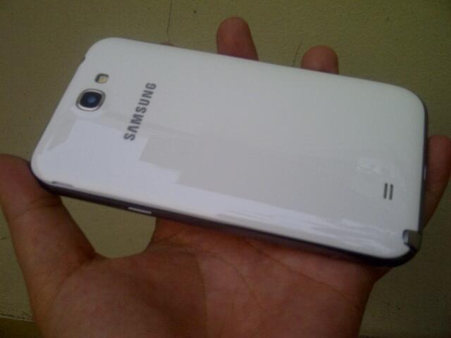 Samsung Note II,white mulus fullset Gt N7100,fullset bandung