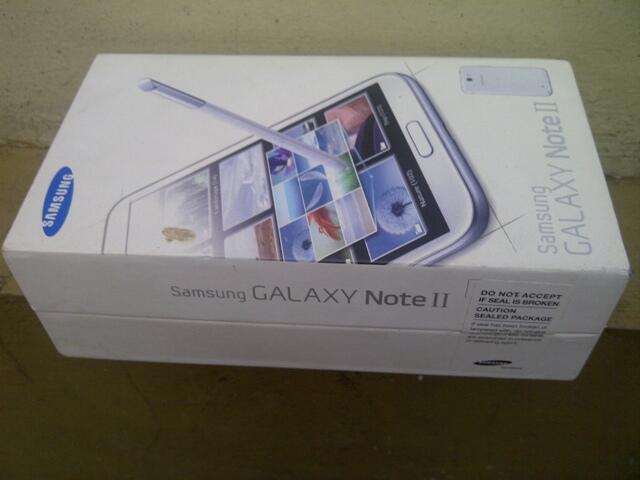 Samsung Note II,white mulus fullset Gt N7100,fullset bandung