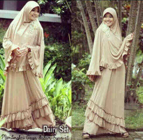 Baju Bergo Dairy Cream dan Bros R805
