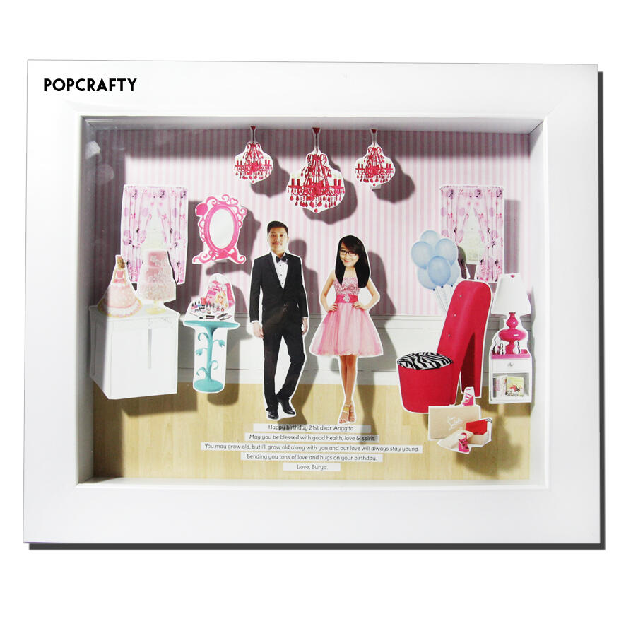 CUSTOM POP UP CARD & FRAME