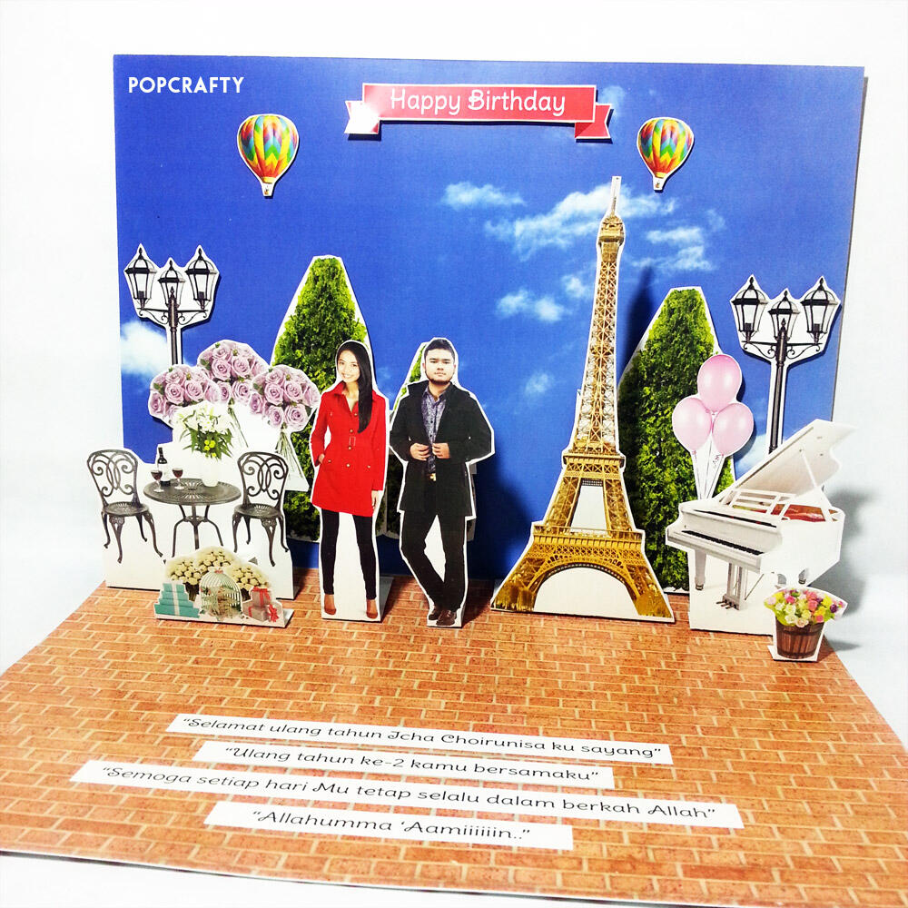 CUSTOM POP UP CARD & FRAME