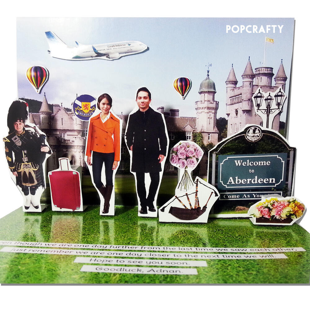 CUSTOM POP UP CARD & FRAME