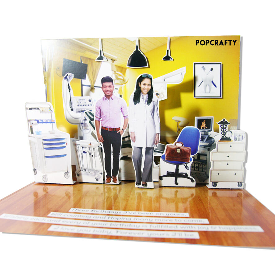 CUSTOM POP UP CARD & FRAME