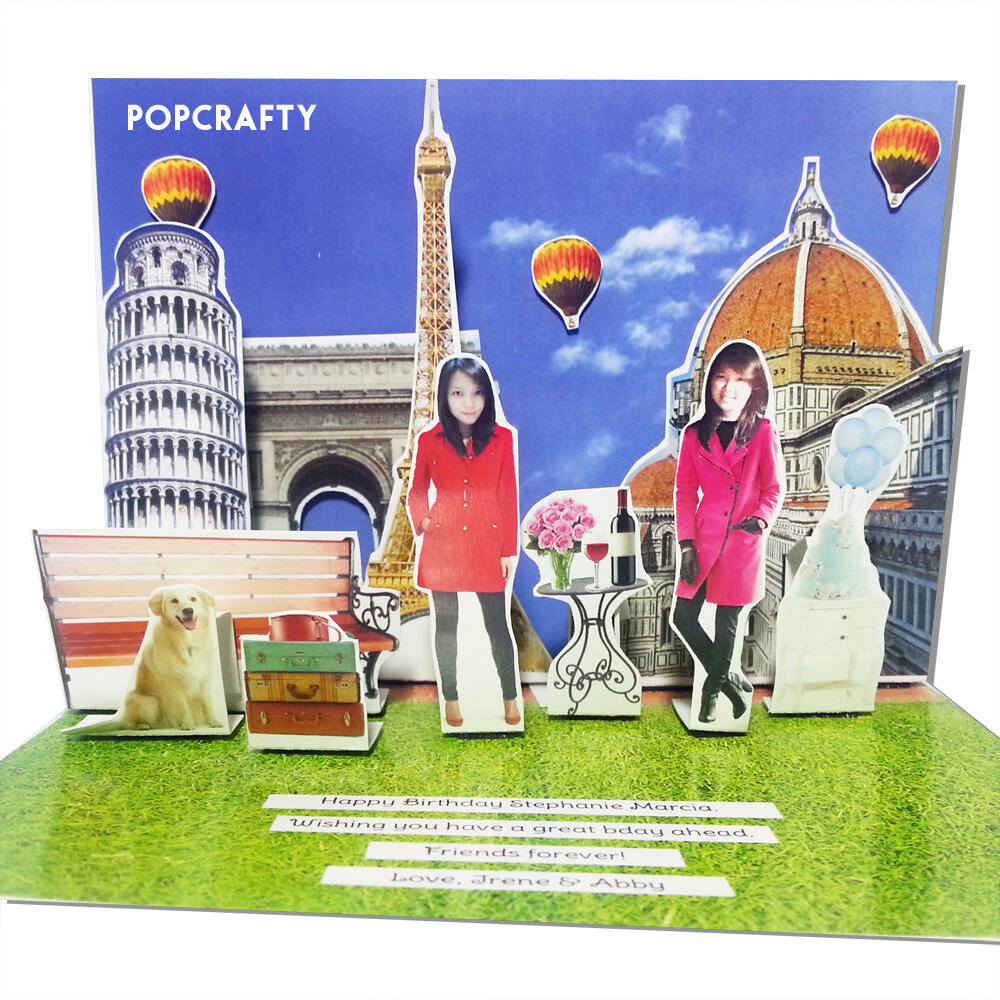 CUSTOM POP UP CARD & FRAME