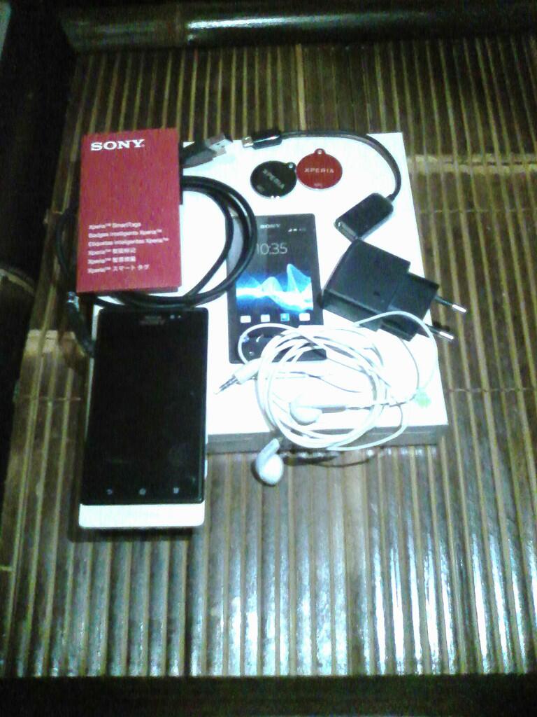 jual sony xperia sola second white