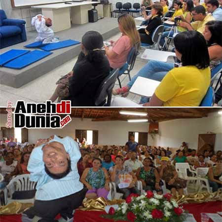 Baca ini dulu sebelum kamu mengeluh Claudio, pria dengan kepala terbalik asal Brazil.