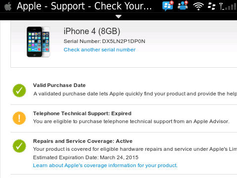 Apple iPhone 4 Black 8GB resmi SES Malang Kota