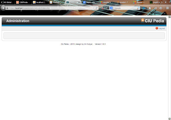 &#91;ASK&#93; Menu Control Panel Adimistrator Joomla 1.5 Hilang