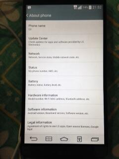 WTS LG G3 warna titanium sebatang kara cod rawamangun jaktim