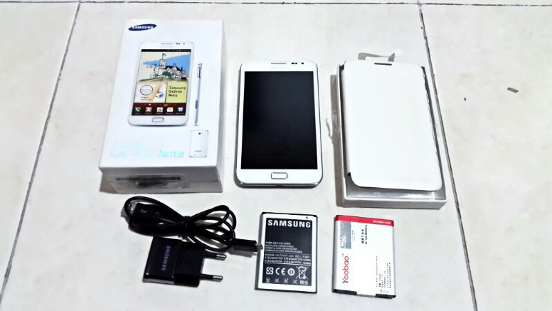 Di jual samsung galaxy note 1 putih