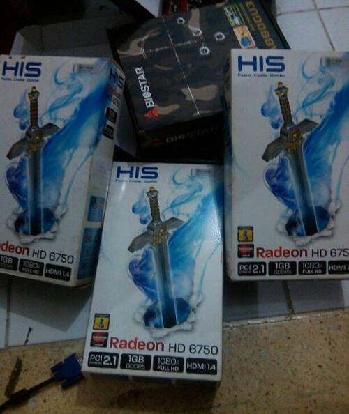 jual VGA HIS HD 66750 1gb ddr5 Murah Bandung