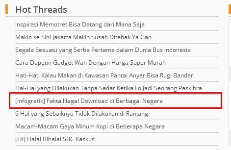 &#91;Info Grafik&#93; Ngeri gan illegal download di berbagai negara