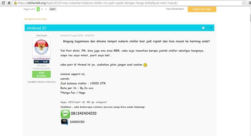 Cari Jual Beli Balance Stellar (STR) Halal, Aman, Nyaman 