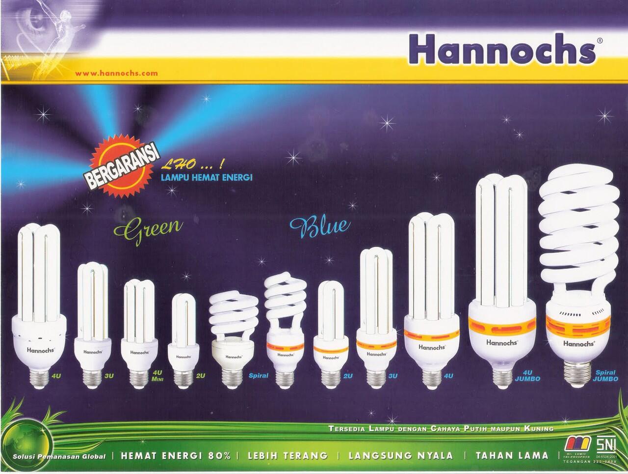 GROSIR LAMPU LED MERK HANNOCHS TERMURAHH....