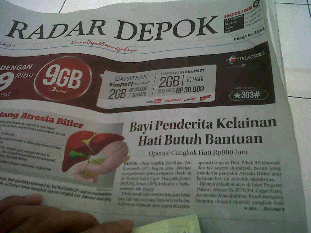 &#91;DONASI&#93; Hati Untuk Ammar