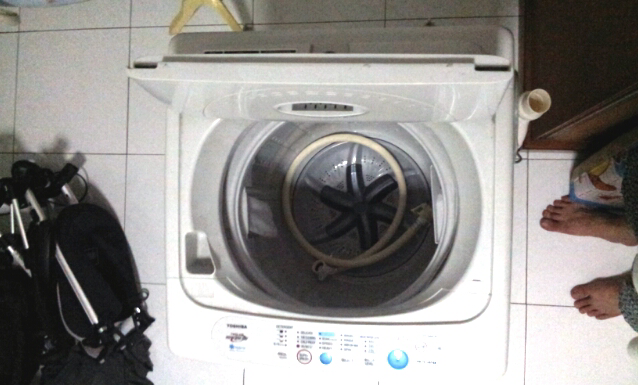 Mesin Cuci Toshiba Full Auto 7KG (AW-F74E) - Baru Dipakai 5x!!