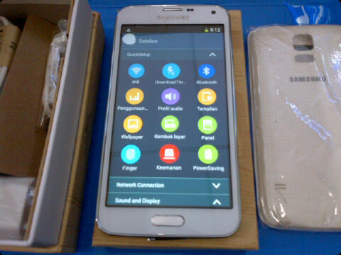 Replika Samsung S5 Gold KingC AG 4Arah 16MP+DS S.Jantung Retina GG Fingerprint FU PM