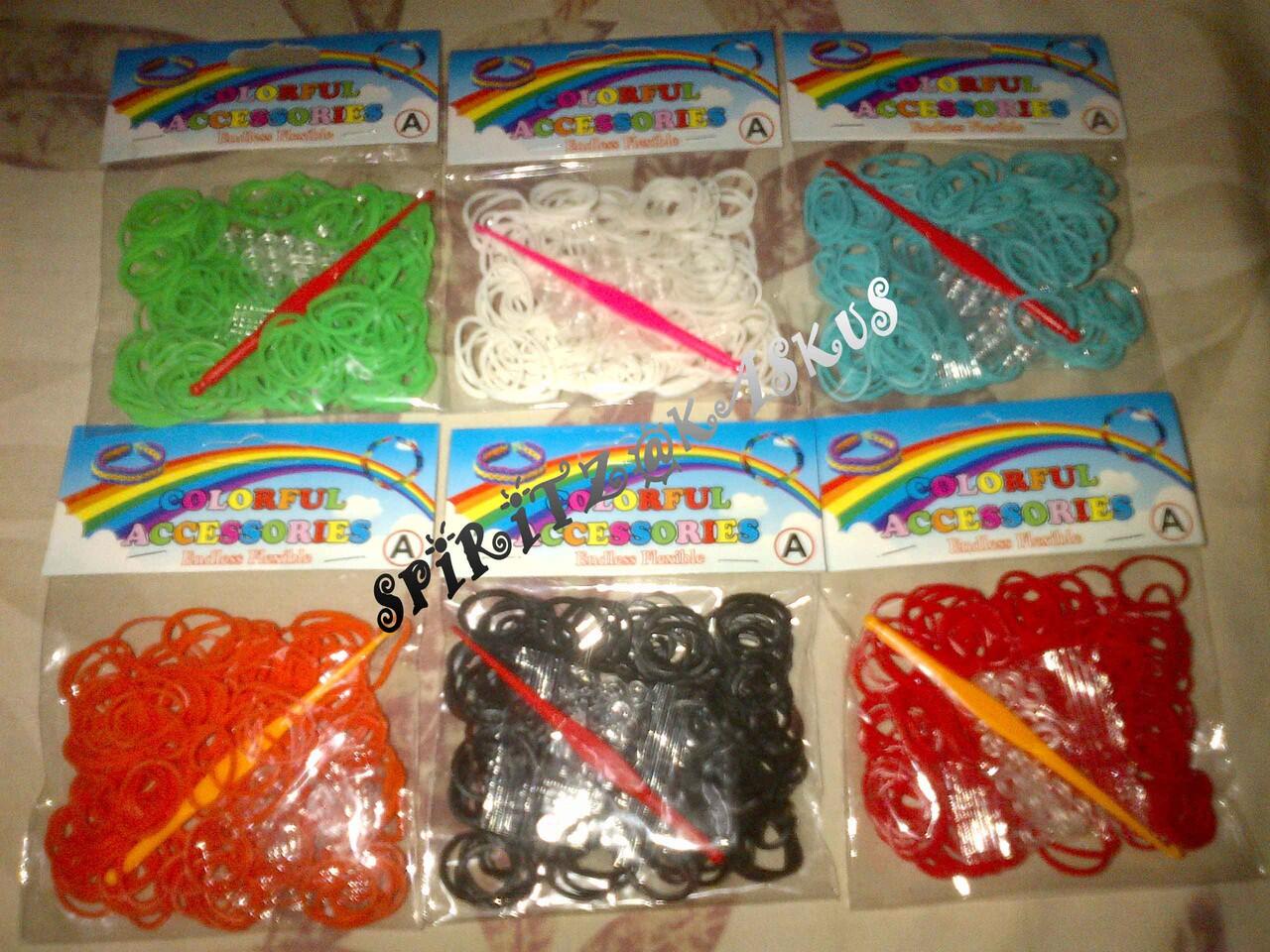 Koleksi Loom Bands Kit dan Refill (Banyak Macam) Surabaya Jaminan Murahhh