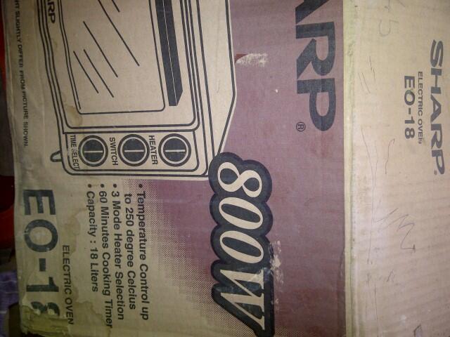 Jual Electric Oven Sharp EO-18 (Cibinong)