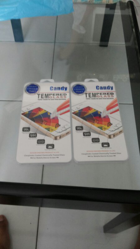 Candy tempered glass iphone 4 4s 5 5s 5c |Universal fish eye lens |Vivan robot