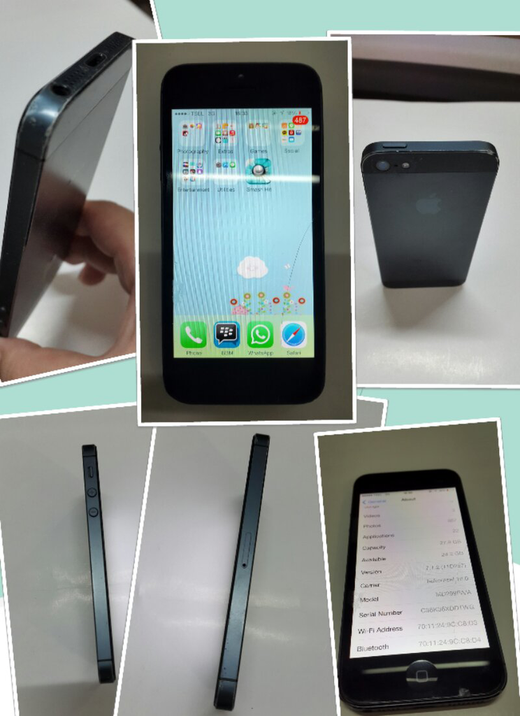 iphone 5 Black 32gb Second