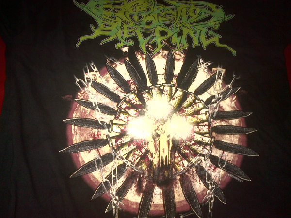 kaos tshirt metal lokal